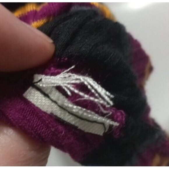 Westbound Petite Small Ribbed Stripe Shirt Long Sleeve Boat Neck Dark Multicolor - Picture 6 of 6